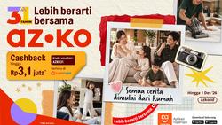 31 Tahun AZKO Hadirkan Produk Rumah Tangga, Ada Diskon hingga 60%