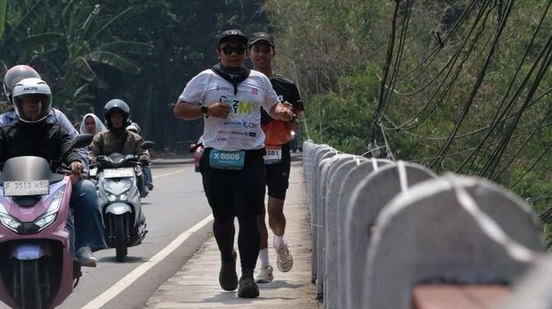 Agus Tri Haryanto di ITB Ultra Marathon 2026.