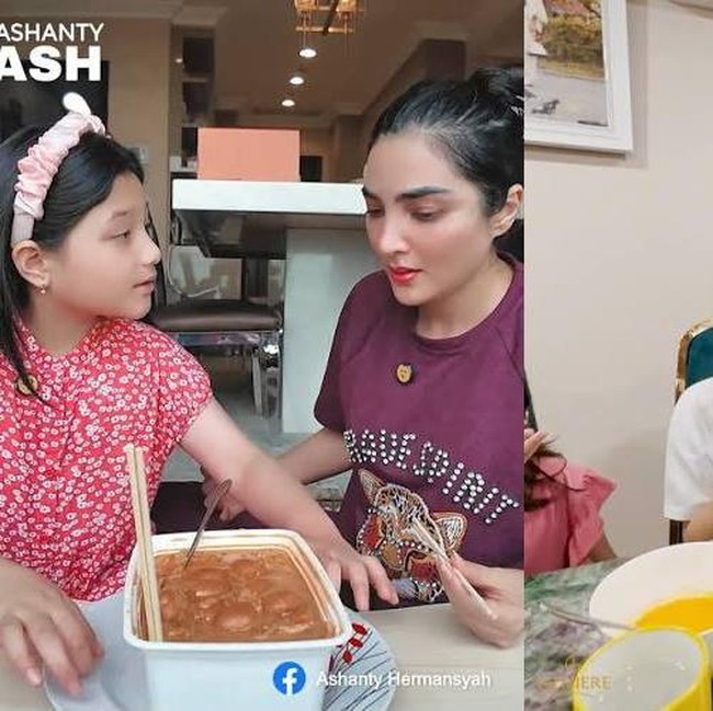Bikin Konten Kuliner, Arsy Hermansyah Review Nasi Jerami dan Jajanan SD!