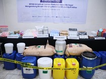 Penampakan Pabrik Kosmetik Ilegal Senilai Rp 16 Miliar di Mojokerto
