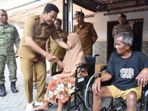 Bupati Subandi Pastikan Rumah Nyaris Roboh di Prampon Segera Diperbaiki