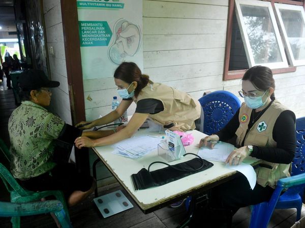 Cek Kesehatan Gratis Jangkau Warga Pedalaman Mahakam Ulu