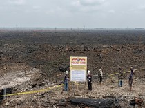 Polisi Sisir 3 Lokasi Karhutla di Kobar, Bawa Sampel Tanah-Arang ke Labfor