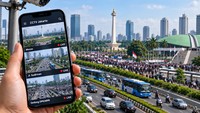 Cara Pantau CCTV Jakarta Saat Aksi Massa 20 Oktober di Monas hingga DPR