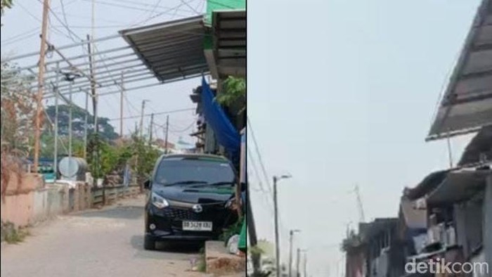 Kanopi parkiran di bahu jalan di Kecamatan Tamalate, Kota Makassar, Sulawesi Selatan (Sulsel) akhirnya dibongkar setelah dikeluhkan pengendara.