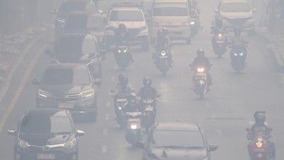 Kabut Asap Selimuti Palembang, Kualitas Udara Berbahaya