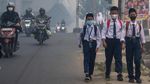 Kabut Asap Selimuti Palembang, Kualitas Udara Berbahaya