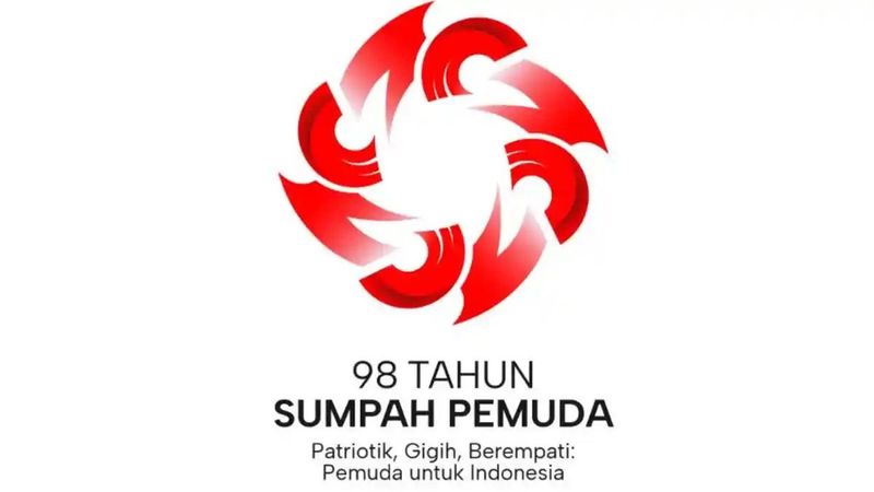 Logo Hari Sumpah Pemuda ke-98 Tahun. (dok. Kemenpora)