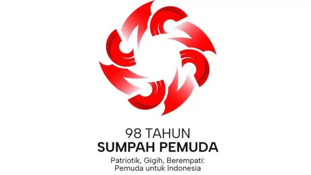 Logo Hari Sumpah Pemuda ke-98 Tahun. (dok. Kemenpora)