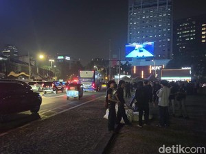 Demo di Tugu Tani Jakpus Usai, Massa Membubarkan Diri