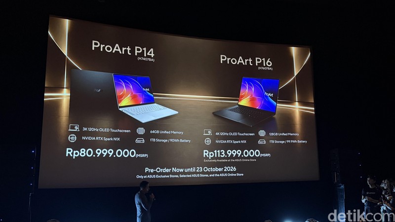 Peluncuran Asus ProArt P14 dan P16