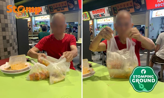 Aksi Pria Bungkus Sisa Makanan di Food Court Bikin Heboh, Ini Alasannya