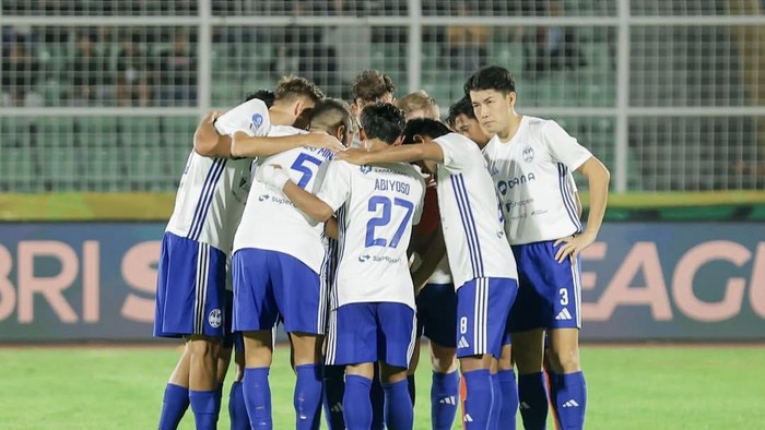 Laga antara Bhayangkara FC vs PSIM Jogja di Stadion Sumpah Pemuda, Bandar Lampung, Selasa (20/10/2026).