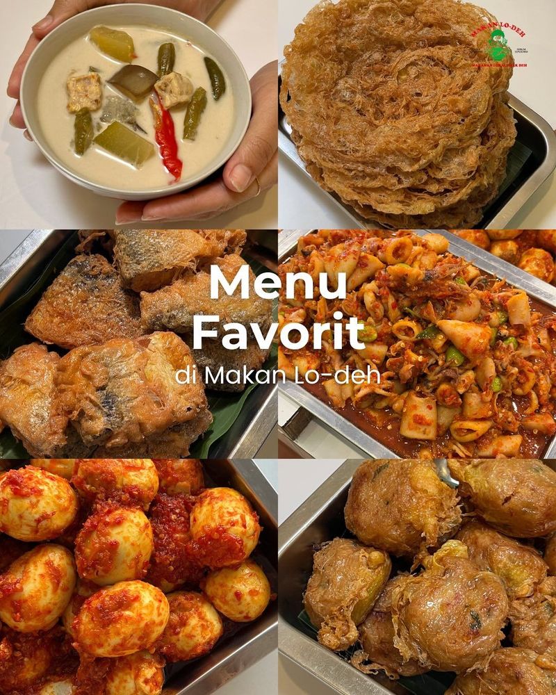 Sayur lodeh di rumah makan jakarta dan sekitarnya