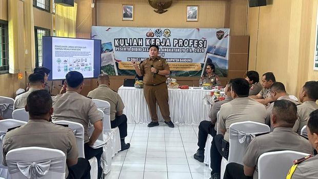 Dinas Lingkungan Hidup (DLH) Kabupaten Bandung menerima kunjungan peserta didik (serdik) Sespimma Sespim Lemdiklat Polri Angkatan ke-76 dalam rangka program Kuliah Kerja Profesi (KKP) pada Selasa, 20 Oktober 2026.