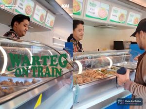 Warteg on Train, Sensasi Nikmati Nasi Rames ala Warteg di Kereta!