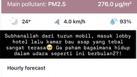 Ya Allah turunkan hujan, bantuan terbaikMU…, tuturnya. Foto: dok instagram Zaskia Adya Mecca