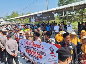 200 Guru di Lamongan Desak Kasus Kapsek Dihajar Oknum TNI Diusut Tuntas