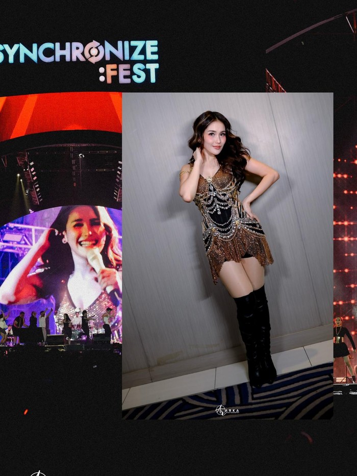 Ayu Ting Ting tampil di festival musik