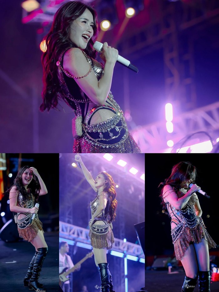 Ayu Ting Ting tampil di festival musik