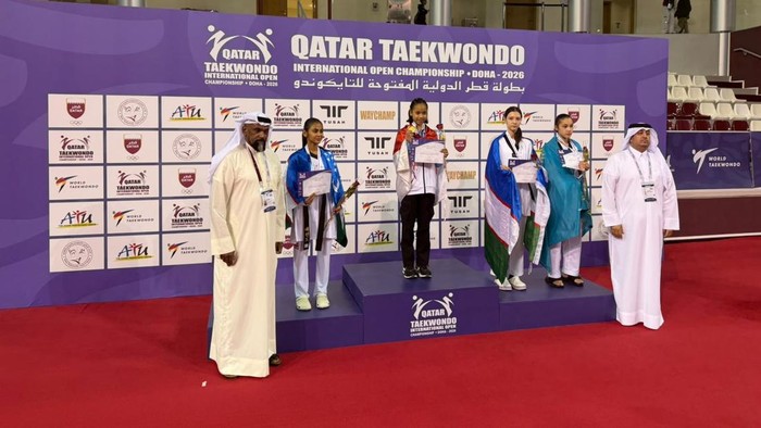 Taekwondo Indonesia meraih medali emas di 6th Qatar Taekwondo International Open Championship 2026 melalui Balqis Nur Afiati. Ia menjadi juara kategori Cadet U47 Putri dalam kejuaraan di Doha, Qatar.