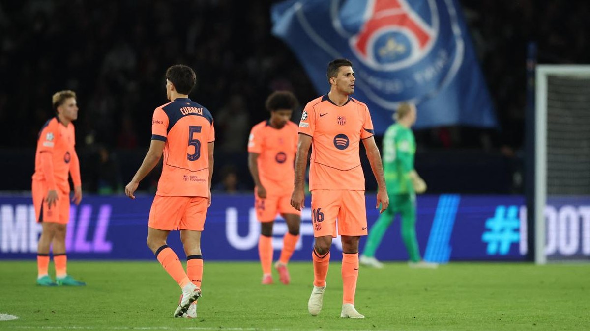 Rodri hanya masuk sebagai pemain pengganti saat Barcelona dikalahkan Paris Saint-Germain 2-4 di Liga Champions (Foto: REUTERS/Stephane Mahe)