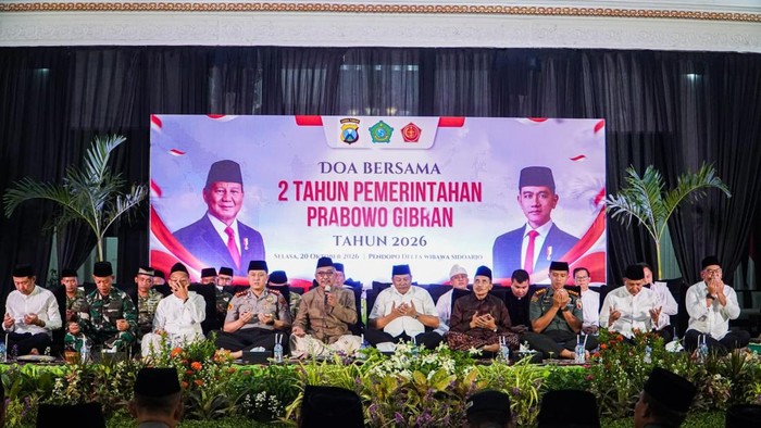 Doa bersama peringati 2 tahun pemerintahan Prabowo-Gribran di Sidoarjo
