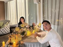 Momen Kuliner Erina Gudono saat Cicip Mie Gacoan hingga Dinner Romantis