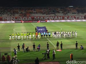 Borneo FC Tertinggal 0-1 dari Tainan City di Babak Pertama