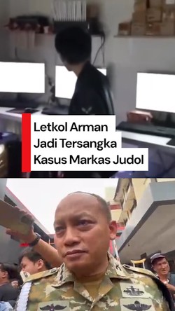 Video: Letkol Arman Tersangka Kasus Rumah Dinas TNI Jadi Markas Judol