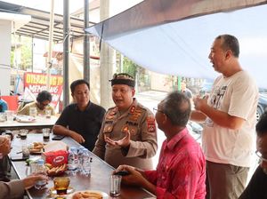 Kapolres Tabanan Serap Keluhan di Warung Kopi, BBM-Lalu Lintas Jadi Sorotan