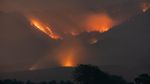 Lebih dari 100 Titik Api Membara di Gunung Arjuno