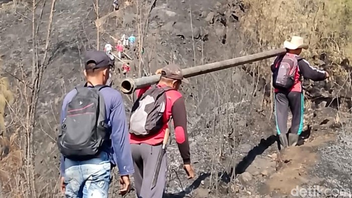 Krisis air di lereng Arjuno-Welirang dampak karhutla