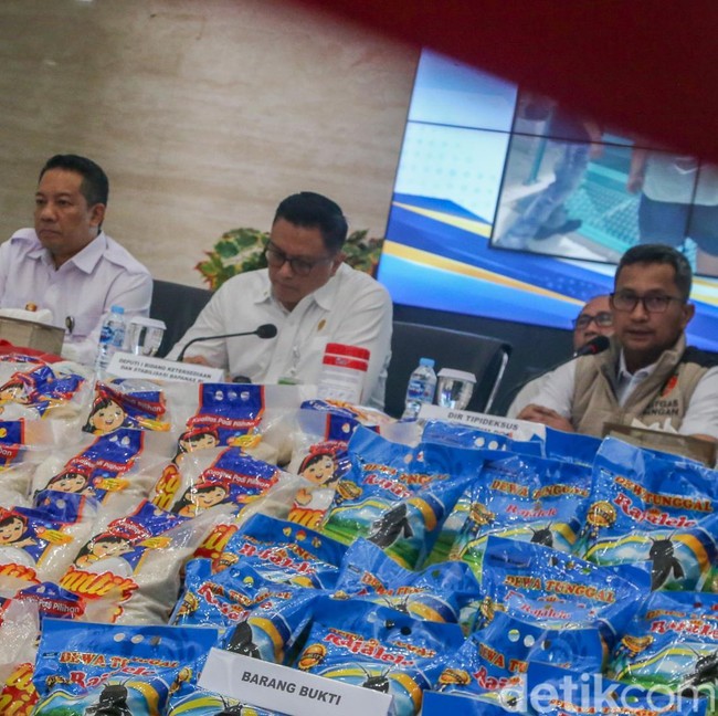 Pengungkapan Dugaan Pemalsuan Beras Fortifikasi, 1.193 Kemasan Disita
