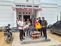 Bantuan Cegah Karhutla Tiba di Desa Kutim, Regu MPA Kembali Diaktifkan