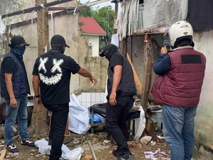 Polda Riau Ratakan Lapak Narkoba di Kampung Panger, 2 Orang Ditangkap