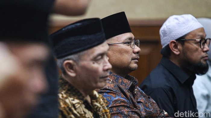 Sidang Kasus Dugaan Korupsi Kuota Haji, Jaksa Hadirkan Ahli Hukum UGM Yaqut Cholil Qoumas mengikuti sidang kasus dugaan korupsi kuota haji di Jakarta, Rabu (21/10/2026). Jaksa menghadirkan ahli hukum administrasi negara.
