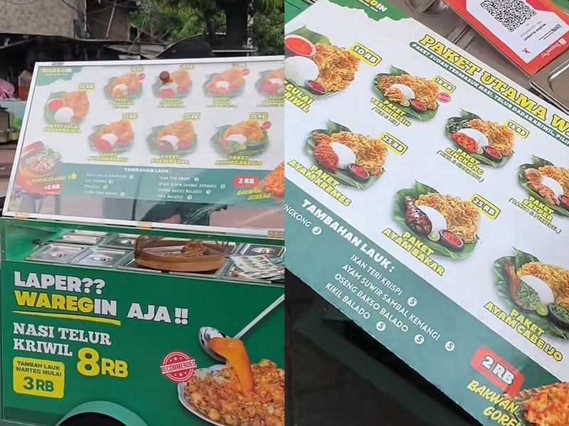 Konsep warteg yang unik di Jakarta