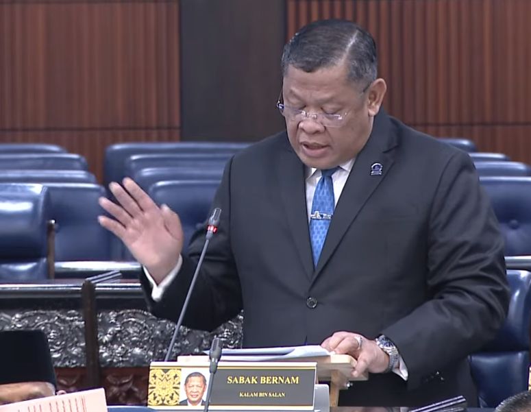 Anggota Dewan Rakyat Malaysia, Kalam Salan (Tangkapan layar YouTube resmi Parlimen Malaysia)