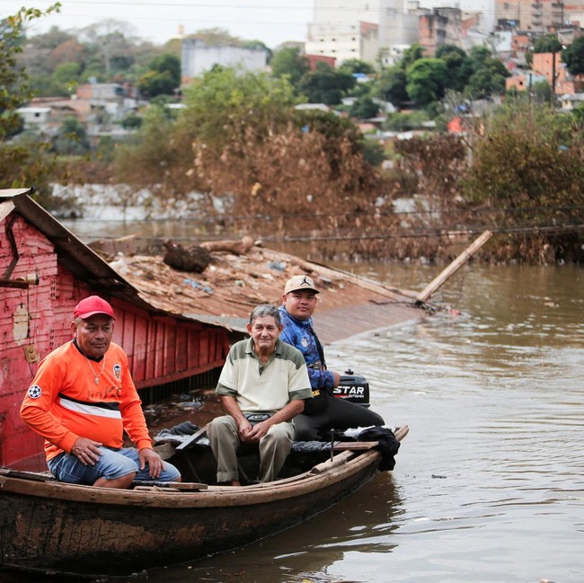 Begini Penampakan Banjir di Paraguay Usai Diguyur Hujan Deras