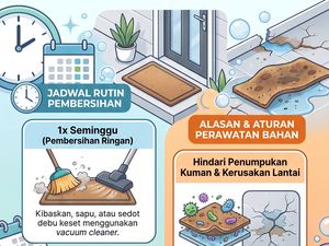 Jarang Bersihkan Keset Bisa Bikin Lantai Rusak, Begini Waktu Ganti yang Ideal