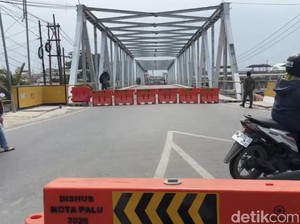 Jembatan III Palu Ditutup 3 Hari untuk Perbaikan Akibat Gempa
