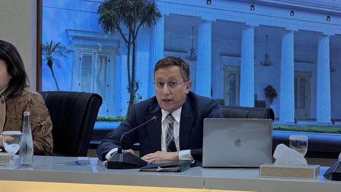 Juru Bicara Kemlu Vahd Nabyl Achmad Mulachela (Adhfar/detikcom)