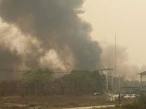 Karhutla Dekati Kantor Pemkot Palangka Raya, Asap Masuk Ruang Kerja ASN