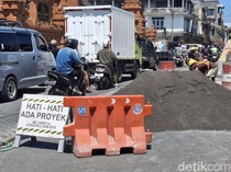 Proyek Jalan Gajah Mada Denpasar Bikin Usaha Sepi, Pedagang Mengeluh