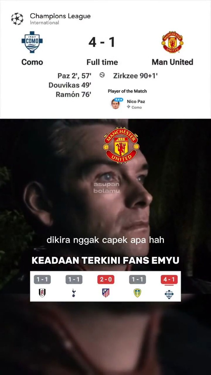 Meme Man United Kalah