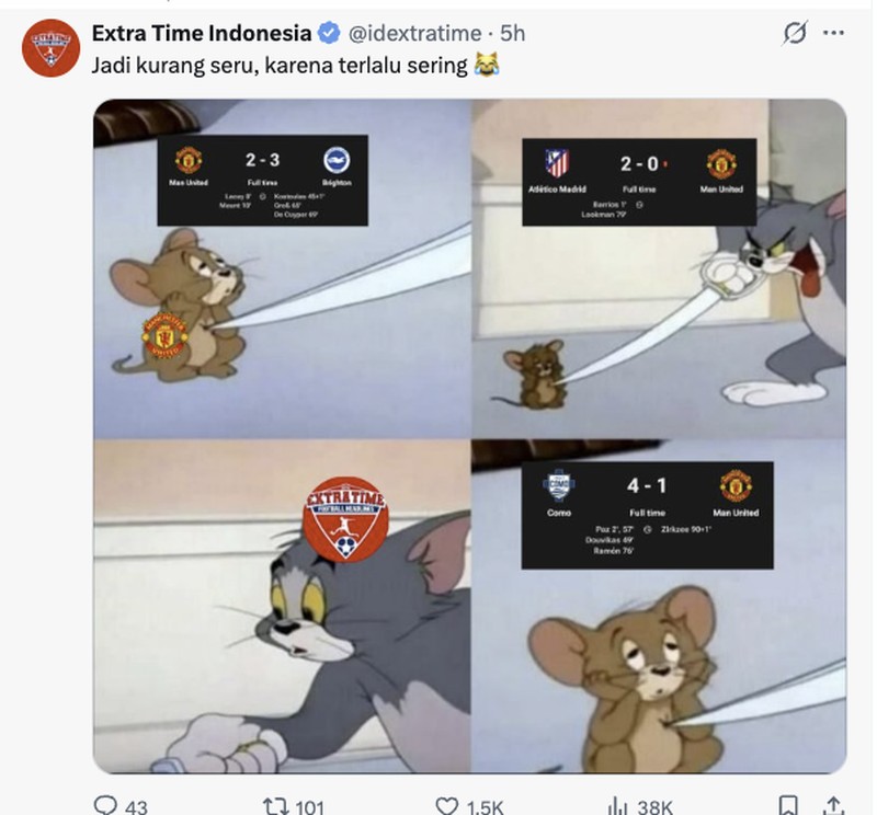 Meme Man United Kalah