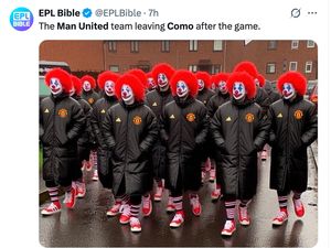 Meme Como Hancurkan Badut Merah MU 4-1 di Liga Champions