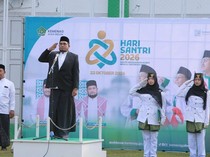 Peringatan Hari Santri di Aceh Besar, Semua Petugas Upacara Santriwati