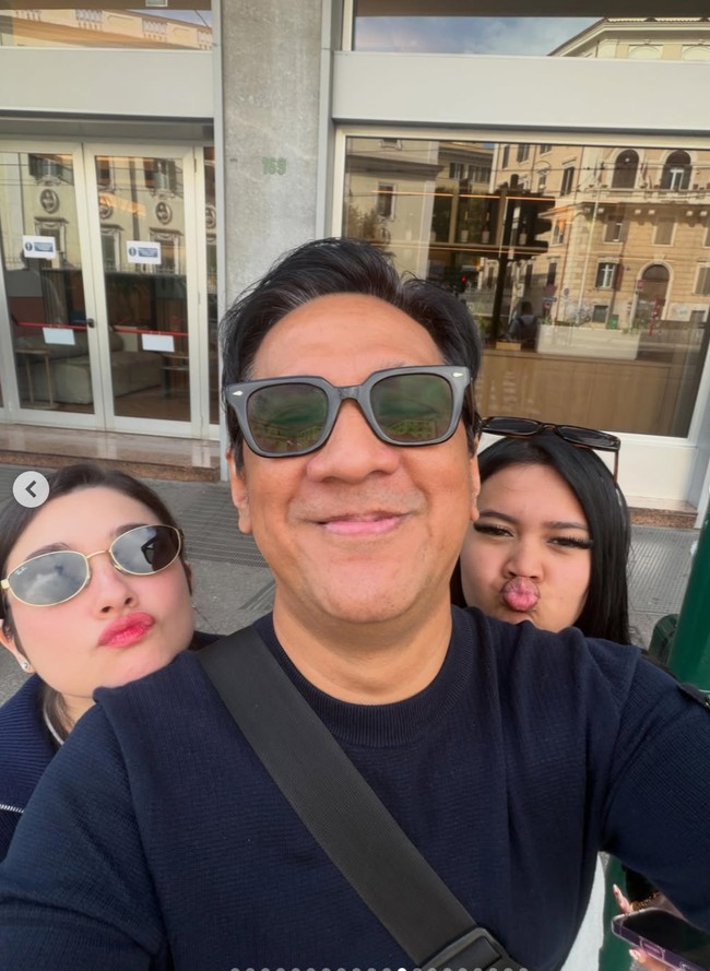 RECAP A LITTLE POSTCARD FROM ITALY GRAZIE MILLE, tulis Andre dalam keterangan unggahannya.&nbsp;Foto: Instagram/@andreastaulany